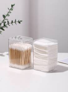 1 Stück Wattestäbchen Aufbewahrungsbox, Raumdekoration, Taschen, Make-up Tasche, Schminktisch, Reise, Make-up Tasche, Reiseaccessoires, Organizer, Aufbewahrung, Reiseaccessoire, Make-up Organizer, Make-up Taschen, Kulturtasche, Schreibtischorganizer, Kosmetiktasche, Make-up Beutel, Make-up Organizer, Schminktisch Accessoires, Make-up Beutel, Make-up Taschen, Schmuckkasten, Beutel, Make-up Pinsel Halter, Pinsel Halter, Parfüm Organizer, Beutel