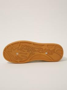 女性極簡風格前綁帶休閒運動鞋板鞋 - 白色 - 查看 6