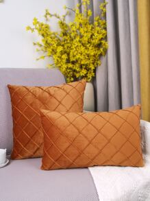 針襇靠墊套不附帶墊芯 - 橘色 - 查看 1