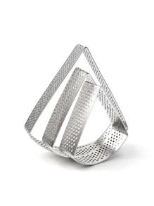 1 pieza Molde de pastel de acero inoxidable - Plateado - Ver 3