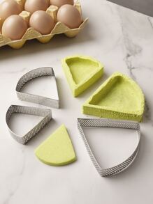 1 pieza Molde de pastel de acero inoxidable - Plateado - Ver 8