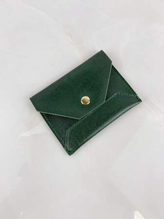 Snap Button Flap Coin Purse