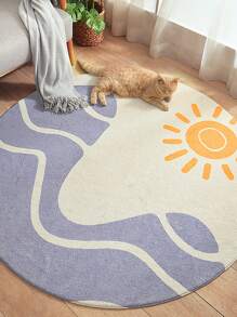 1 pièce Tapis design dessin animé - Multicolore - Voir 2