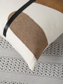 1入組撞色靠墊套不附帶墊芯 - 彩色 - 查看 2