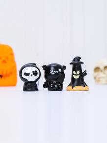3pcs Halloween Design Decoration Craft Set - Multicolor - View 1
