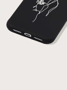 Coque de téléphone avec motif de couple, version internationale, pas la version domestique - Multicolore - Voir 3