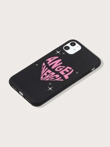 Letter Graphic Phone Case - Multicolor - View 2