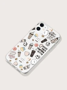 Cartoon Coffee Pattern Phone Case