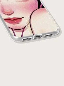 卡通女孩手機外殼 - 彩色 - 查看 3