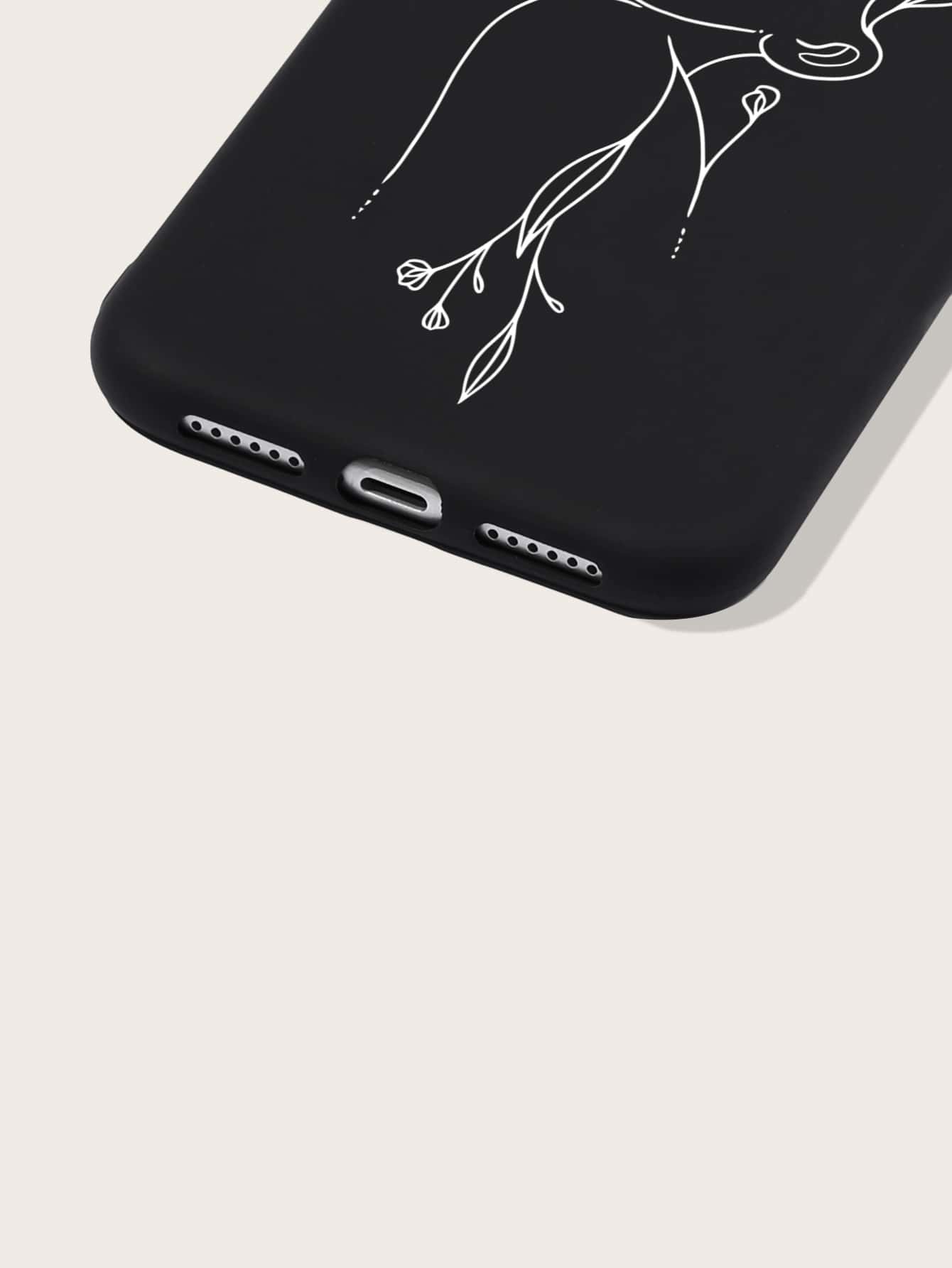 Line Art Phone Case | SHEIN USA