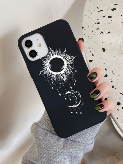 Moon & Sun Phone Case | SHEIN USA