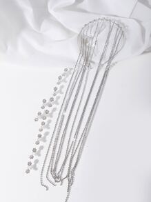 13 piezas Set accesorio de pelo con diseño de diamante de imitación