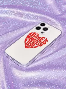 Hộp đựng điện thoại trong suốt hình chữ cái - Nhiều màu - Xem 2