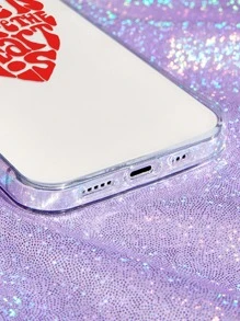 Hộp đựng điện thoại trong suốt hình chữ cái - Nhiều màu - Xem 3