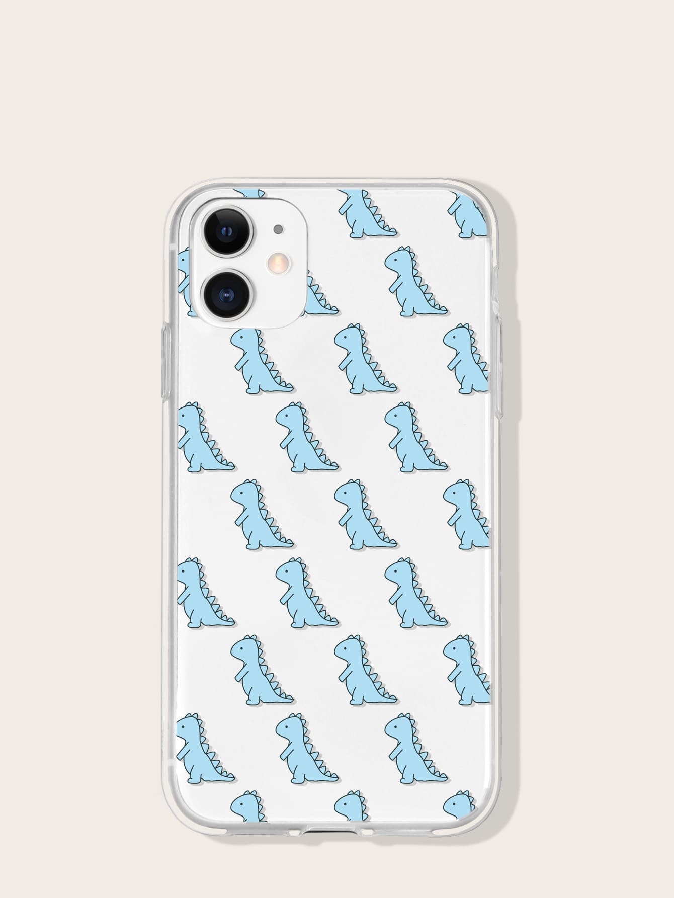 Trường hợp điện thoại khủng long hoạt hình - Màu xanh lam - Xem 1