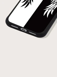 Etui na telefon z wzorem skrzydeł - Czarne i Białe - Zobacz 3