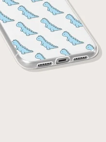 Trường hợp điện thoại khủng long hoạt hình - Màu xanh lam - Xem 3