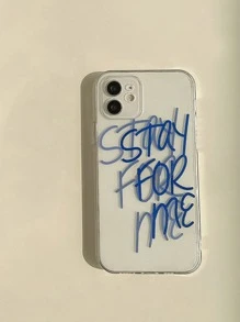 Ốp lưng điện thoại trong suốt in hình chữ cái, tương thích với iPhone 15/15Plus/15Pro/15Promax, phiên bản quốc tế, không phải phiên bản nội địa. - Nhiều màu - Xem 2