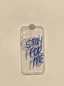 Ốp lưng điện thoại trong suốt in hình chữ cái, tương thích với iPhone 15/15Plus/15Pro/15Promax, phiên bản quốc tế, không phải phiên bản nội địa. - Nhiều màu - Xem 4