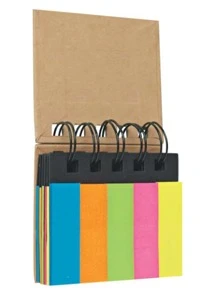 1 件随机螺旋便签，学校用品，返校 - 彩色 - 查看 3