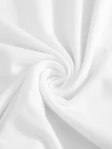 SHEIN Unity 数字和字母图案 T 恤 图案 T 恤 女式上衣 - 白色 - 查看 5