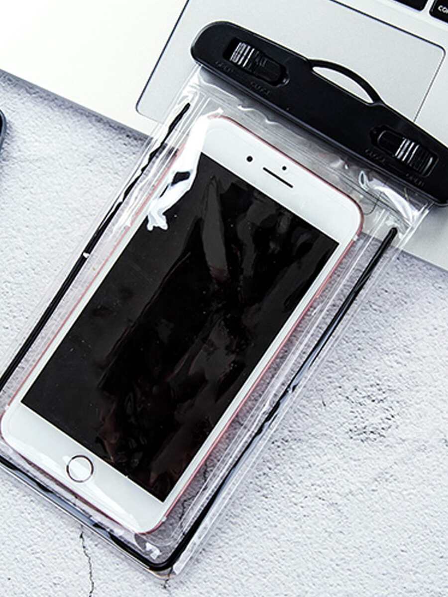 Bolso de celular impermeable luminoso - Negro - Ver 1