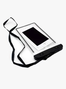 Bolso de celular impermeable luminoso - Negro - Ver 4