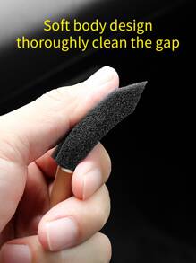 1入組汽車出風口清潔刷,車清潔 - 黑色 - 查看 4