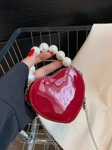 Mini falscher Perlen Ketten Neuheit Tasche Valentinstag