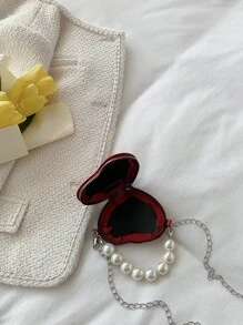 Mini falscher Perlen Ketten Neuheit Tasche Valentinstag