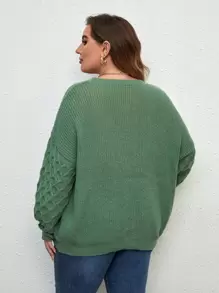 SHEIN LUNE Chandail à épaulettes larges, hiver