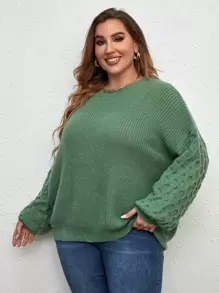SHEIN LUNE Chandail à épaulettes larges, hiver