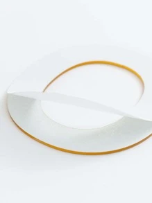 1 pieza Pegatina de pared de espejo en forma de letra - Dorado - Ver 5