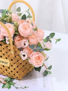 1 pieza Ramo de flores artificiales - Rosa - Ver 2