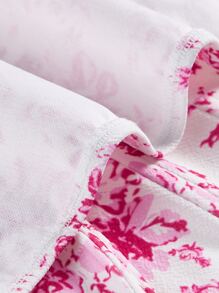 SHEIN MOD Ditsy Floral Print Tube Top - Multicolor - View 7