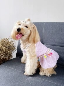 váy in sọc cho thú cưng - Nhiều màu - Xem 4