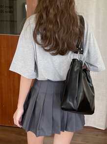 Túi đeo vai tối giản, nhẹ, dành cho doanh nhân, quà tặng Ngày của Mẹ cho các bé gái, nữ sinh viên đại học, tân binh và nhân viên văn phòng, hoàn hảo cho văn phòng, đại học, công việc, kinh doanh, đi lại, ngoài trời, du lịch, đi chơi, túi công sở thời trang dành cho phụ nữ, hoàn hảo cho văn phòng, kinh doanh và công việc, cặp đi học, di động, sức chứa lớn, dành cho các bé gái, nữ sinh viên đại học, hoàn hảo cho văn phòng, đại học, trung học cơ sở, trung học phổ thông, công việc, kinh doanh, đi lại, văn phòng, túi Nhật Bản, túi đường phố và túi Nhật Bản dành cho phụ nữ - màu đen - Xem 3