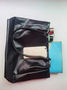 Túi đeo vai tối giản, nhẹ, dành cho doanh nhân, quà tặng Ngày của Mẹ cho các bé gái, nữ sinh viên đại học, tân binh và nhân viên văn phòng, hoàn hảo cho văn phòng, đại học, công việc, kinh doanh, đi lại, ngoài trời, du lịch, đi chơi, túi công sở thời trang dành cho phụ nữ, hoàn hảo cho văn phòng, kinh doanh và công việc, cặp đi học, di động, sức chứa lớn, dành cho các bé gái, nữ sinh viên đại học, hoàn hảo cho văn phòng, đại học, trung học cơ sở, trung học phổ thông, công việc, kinh doanh, đi lại, văn phòng, túi Nhật Bản, túi đường phố và túi Nhật Bản dành cho phụ nữ - màu đen - Xem 5