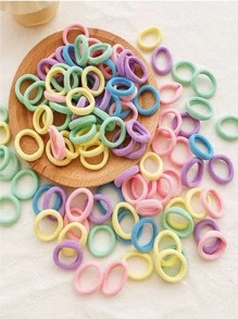20pcs Random Color Pet Hair Tie - Multicolor - View 2