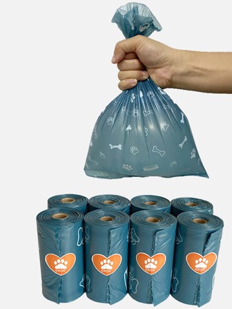 1-rulle Paw & Bone Print Pet Poopbag