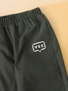 SHEIN Boys Cartoon Graphic Pullover & Trousers - Multicolor - View 4