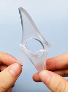 1pc Clear Thumb Holder - Clear - View 2