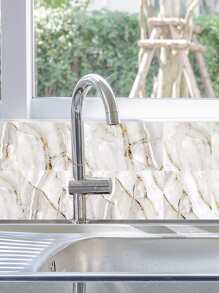 9 cái Cẩm thạch Hoa văn Nhà bếp Sticker - Nhiều màu - Xem 2