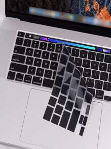 1sheet US Layout Keyboard Soft Cover Compatible With 13 Inch MacBook Air A2179/A2337 - Black - View 1