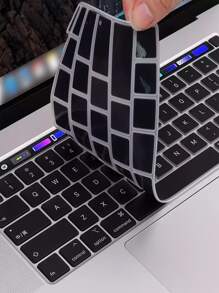 1sheet US Layout Keyboard Soft Cover Compatible With 13 Inch MacBook Air A2179/A2337 - Black - View 2