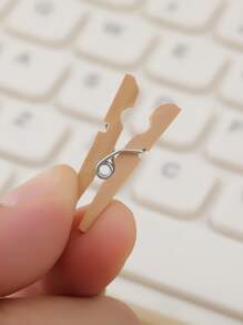 40pcs Wooden File Clip - Multicolor - View 3