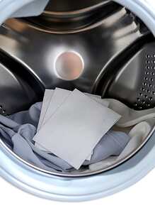 30pcs Anti-staining Laundry Paper, Color Absorbing Sheet For Washing Machine - White - View 4