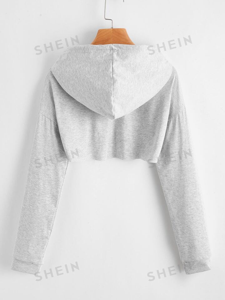 Romwe crop top hoodies 2025
