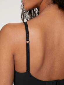 LUVLETTE U-Plunge Backless Seamless Bra for Night Out Dress - Black - View 5