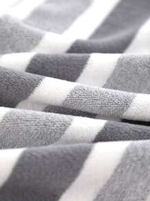 TUQIANG 1 cái khăn hoa văn sọc - Nhiều màu - Xem 3